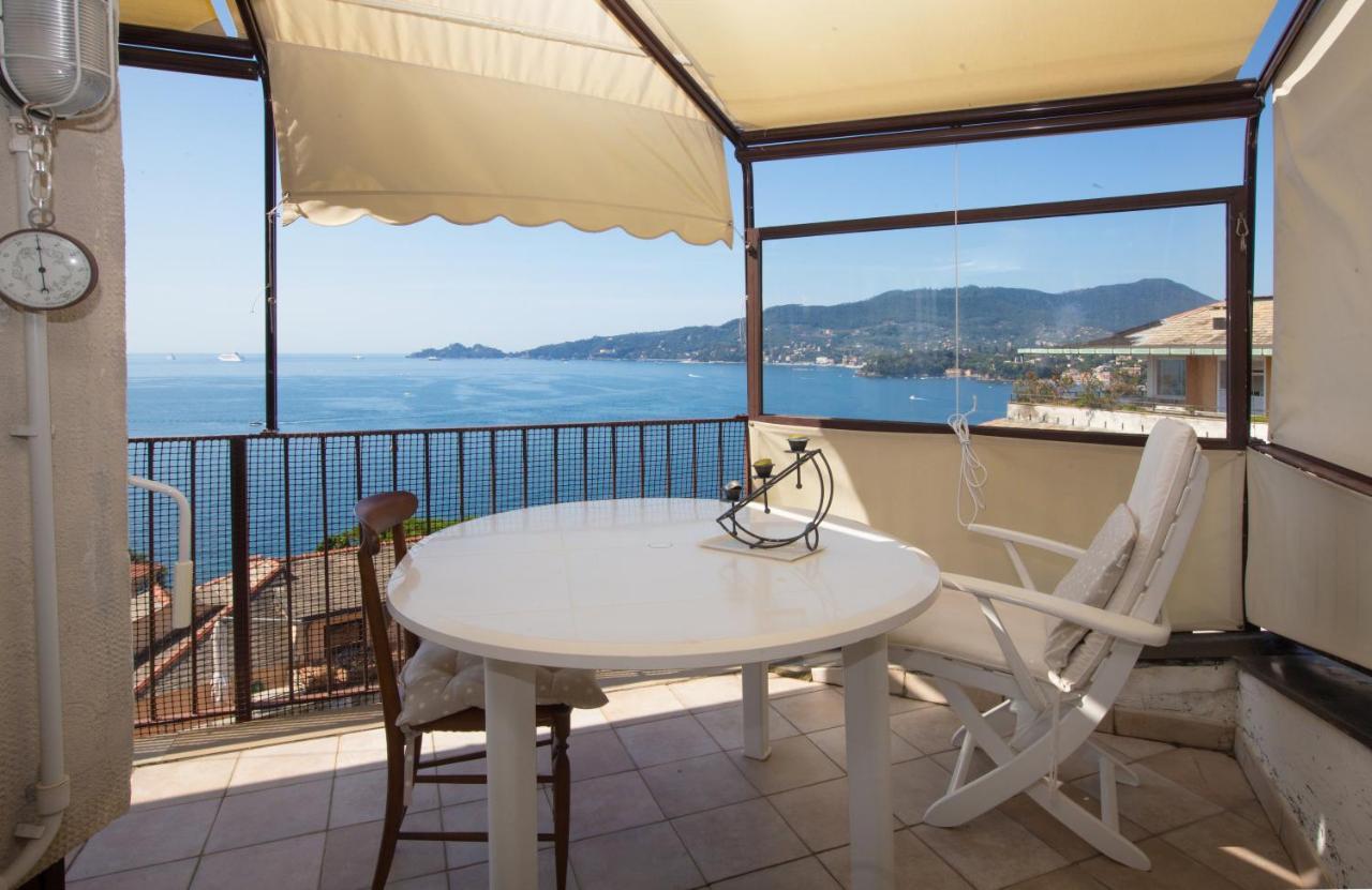 Nautilus Vista Mare Mozzafiato A 180 Gradi- Posto Auto Privato - 2 Camere Matrimoniali Piu 1 Divano Letto Singolo-Sky,Netflix-Wifi 200Mg Рапало Екстериор снимка