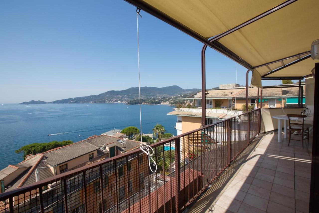 Nautilus Vista Mare Mozzafiato A 180 Gradi- Posto Auto Privato - 2 Camere Matrimoniali Piu 1 Divano Letto Singolo-Sky,Netflix-Wifi 200Mg Рапало Екстериор снимка