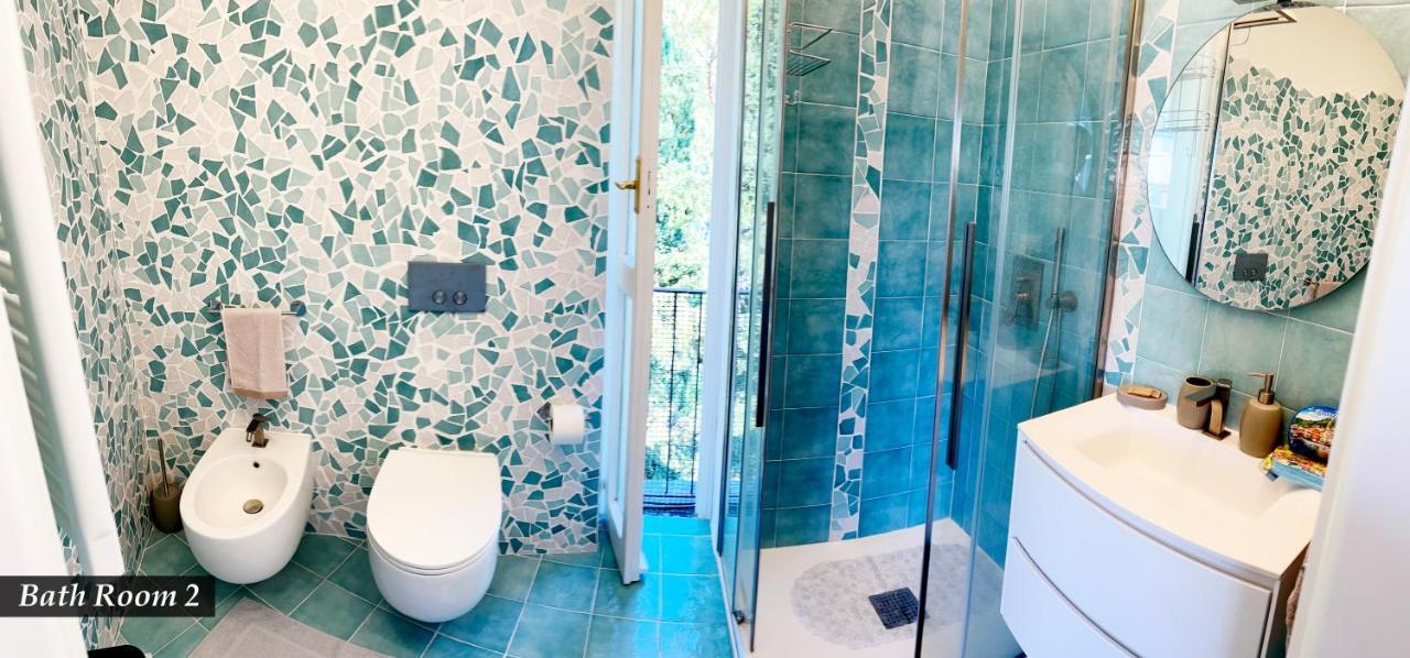 Nautilus Vista Mare Mozzafiato A 180 Gradi- Posto Auto Privato - 2 Camere Matrimoniali Piu 1 Divano Letto Singolo-Sky,Netflix-Wifi 200Mg Рапало Екстериор снимка