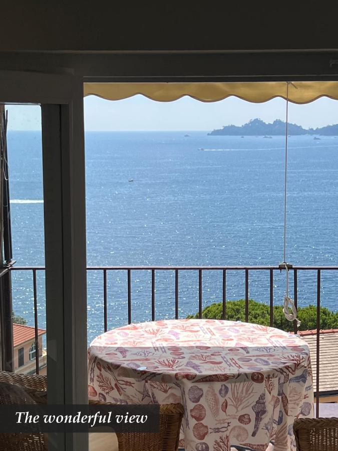 Nautilus Vista Mare Mozzafiato A 180 Gradi- Posto Auto Privato - 2 Camere Matrimoniali Piu 1 Divano Letto Singolo-Sky,Netflix-Wifi 200Mg Рапало Екстериор снимка
