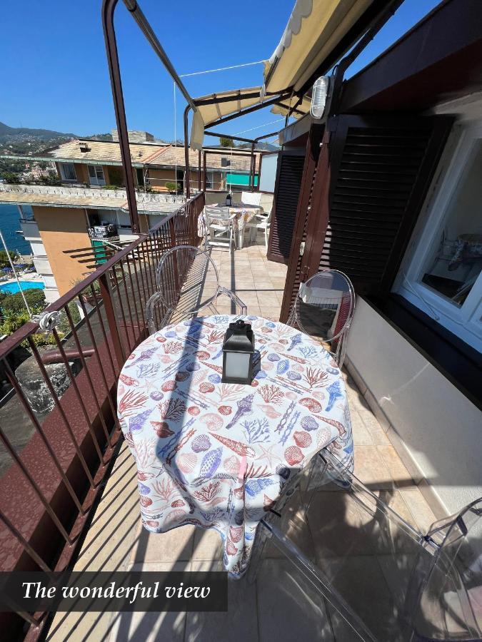 Nautilus Vista Mare Mozzafiato A 180 Gradi- Posto Auto Privato - 2 Camere Matrimoniali Piu 1 Divano Letto Singolo-Sky,Netflix-Wifi 200Mg Рапало Екстериор снимка